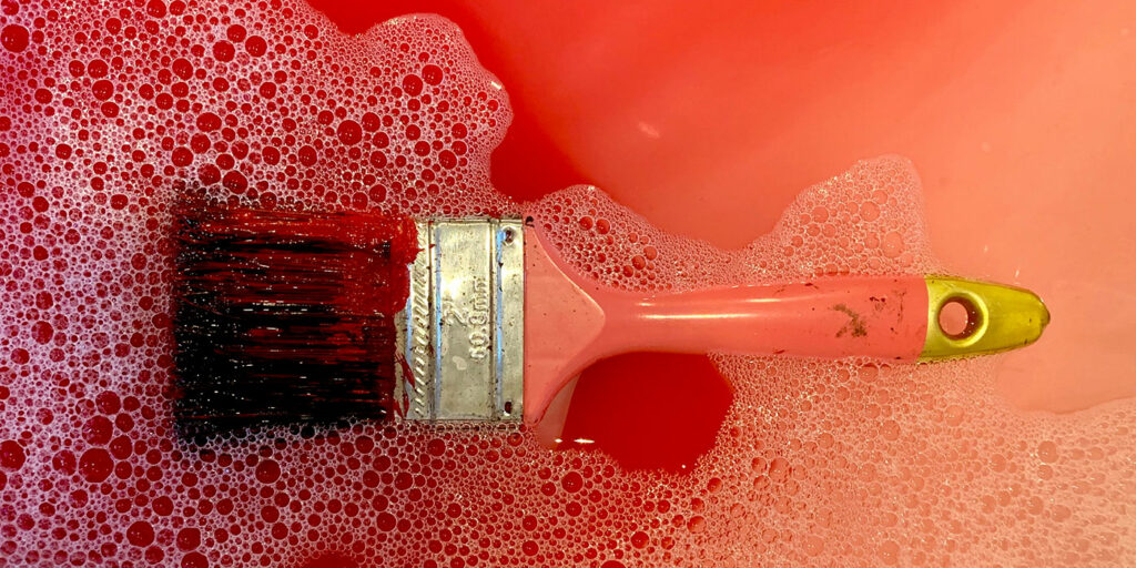 How to clean your paintbrush and paint roller TIMBER MART