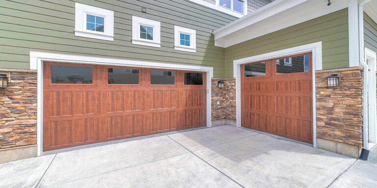 Exterior garage finishes