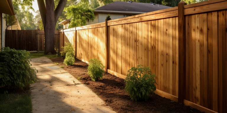 Build a beautiful fence