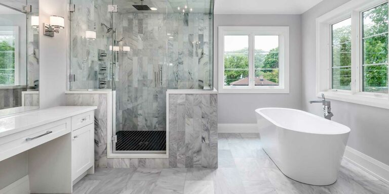 What to do with a large bathroom