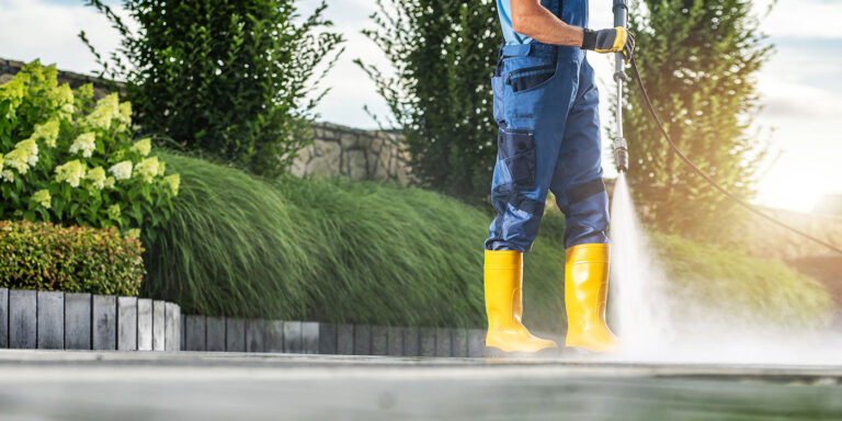 How a pressure washer can make spring cleanup easy