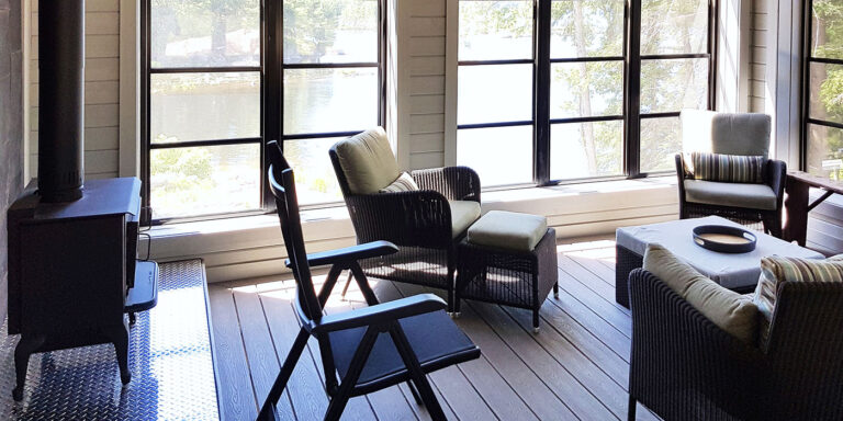 Build a sunroom on a budget with DIY vinyl pane windows