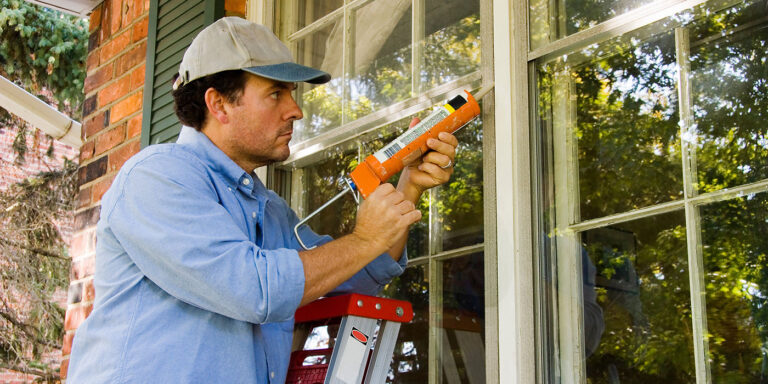 How to caulk doors and windows