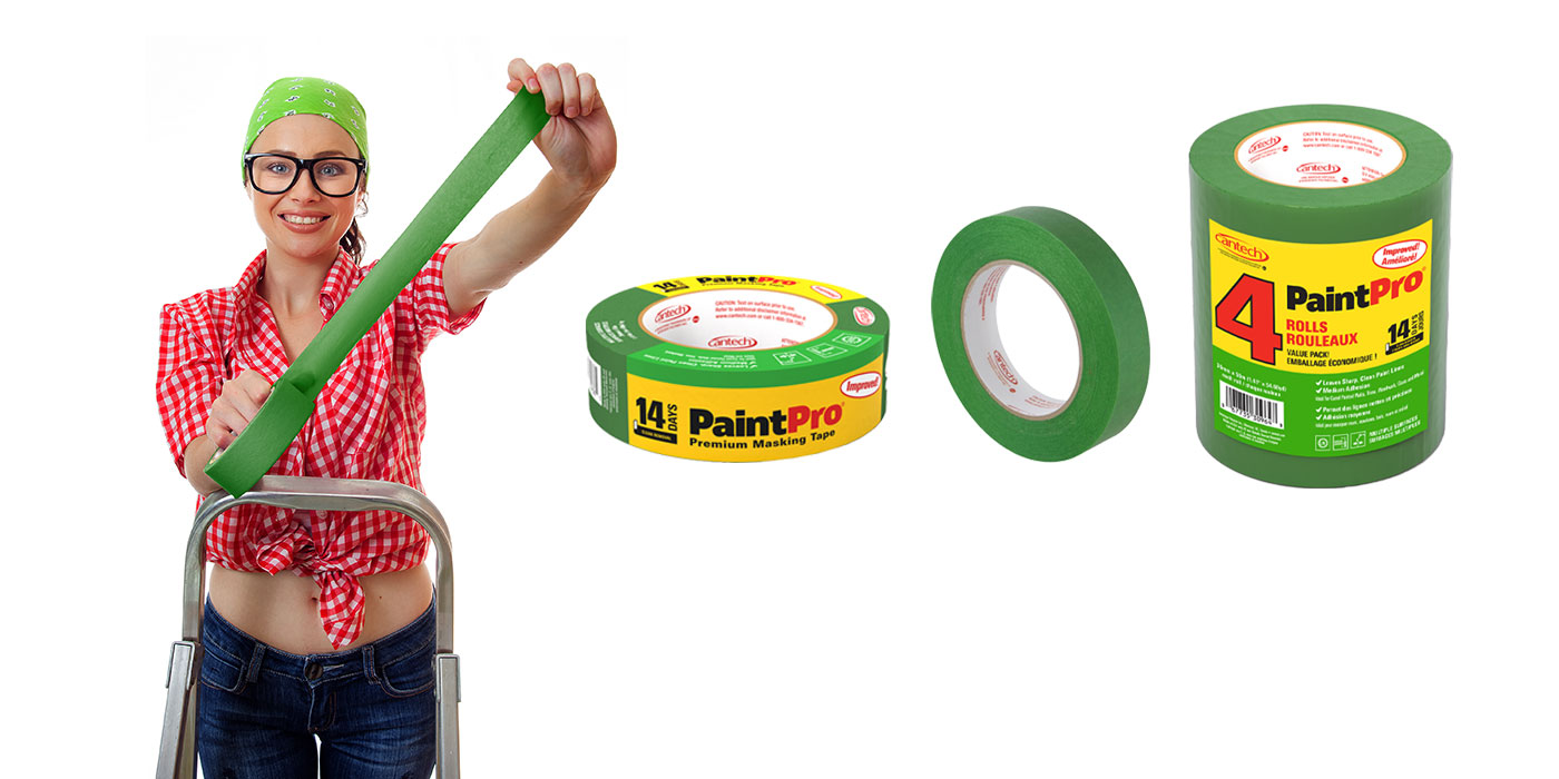 Project prep made easy with PaintPro® premium masking tape